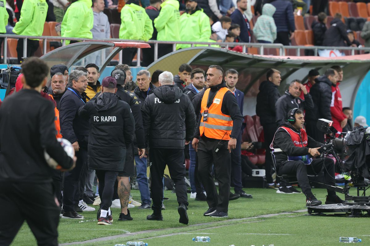 Marius Șumudică la finalul meciului Dinamo - Rapid