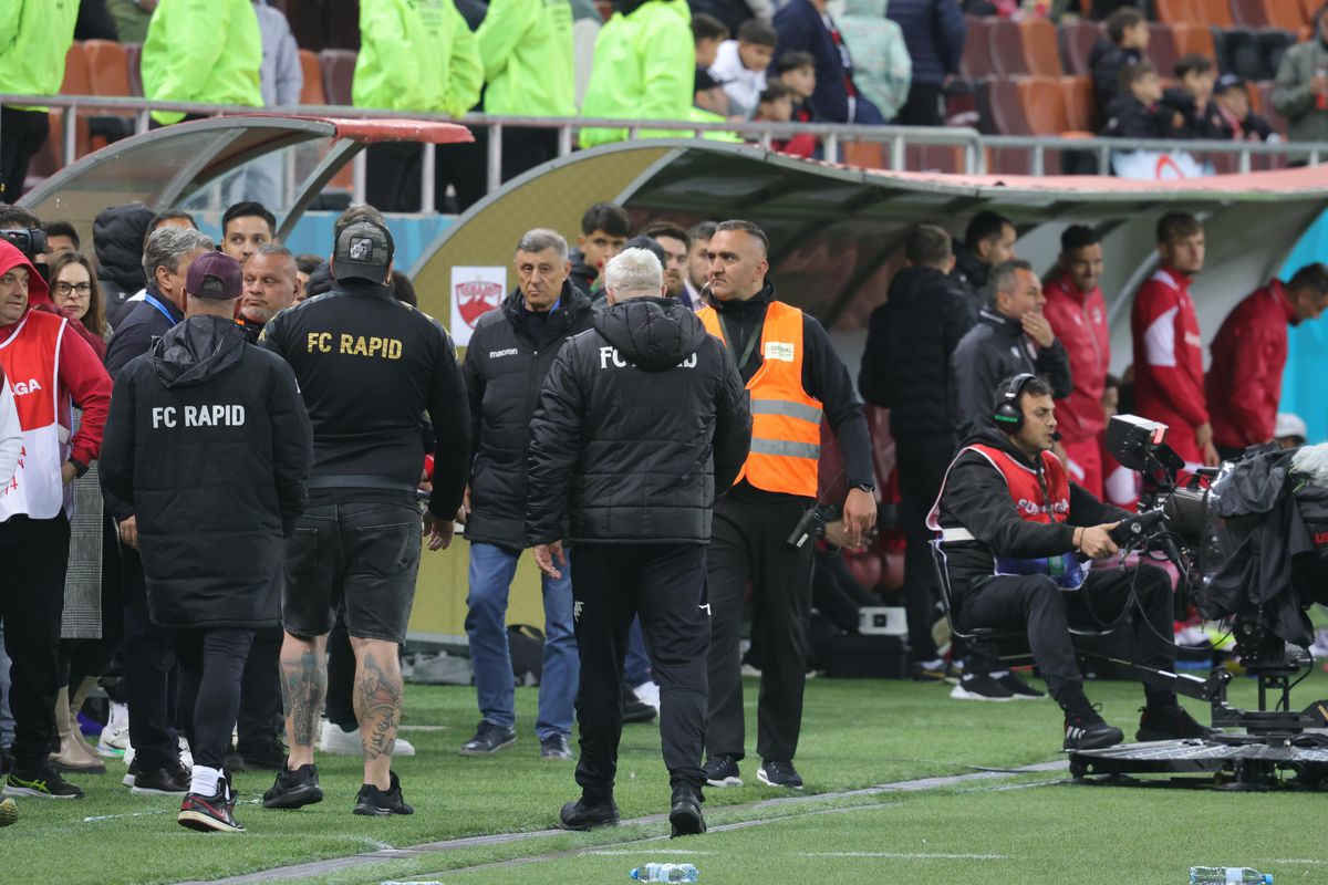 Marius Șumudică la finalul meciului Dinamo - Rapid