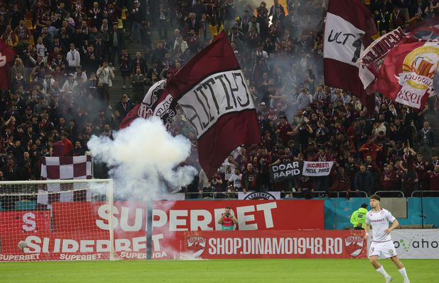 Toate mesajele galeriilor de la Dinamo - Rapid! Peluza Sud, în război cu șefii, ironia rapidiștilor