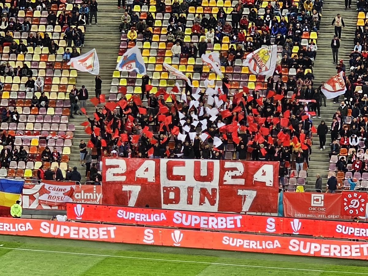 Mesajele galeriilor la Dinamo - Rapid