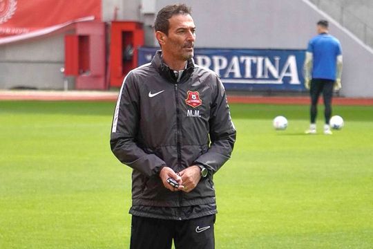 Marius Măldărășanu, antrenorul lui Hermannstadt, foto: Facebook @FC Hermannstadt