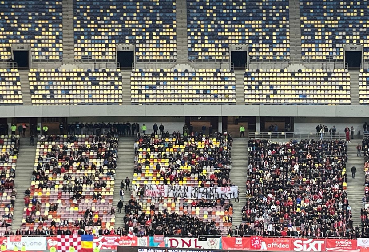 Mesajele galeriilor la Dinamo - Rapid