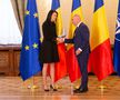 Cristina Neagu a fost decorată de Ilie Bolojan, la Palatul Cotroceni. Foto: Ionuț Iordache (GSP.RO)