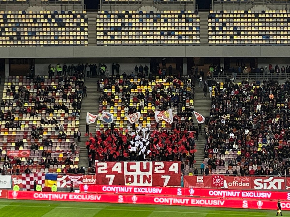 Mesajele galeriilor la Dinamo - Rapid