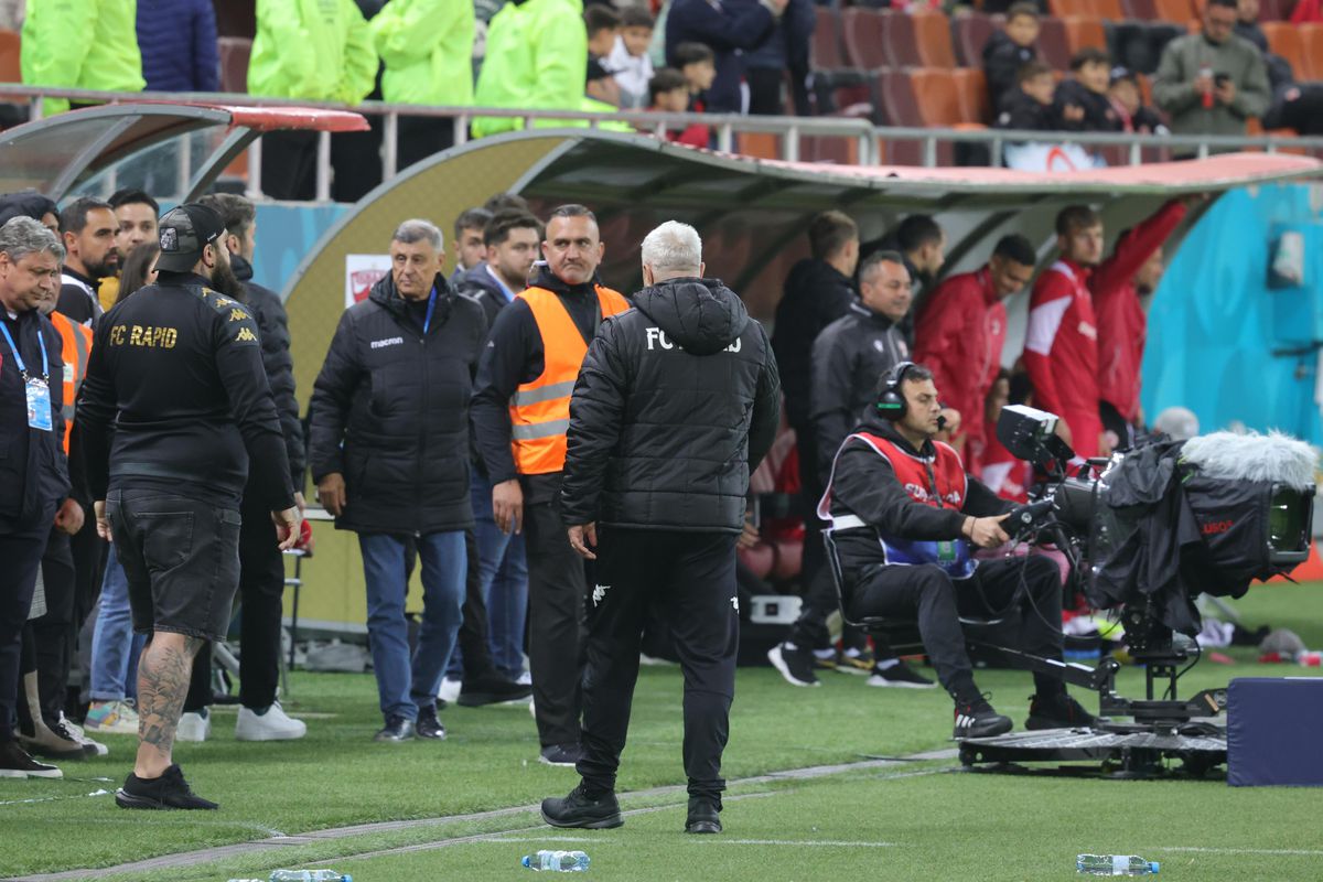 Marius Șumudică la finalul meciului Dinamo - Rapid