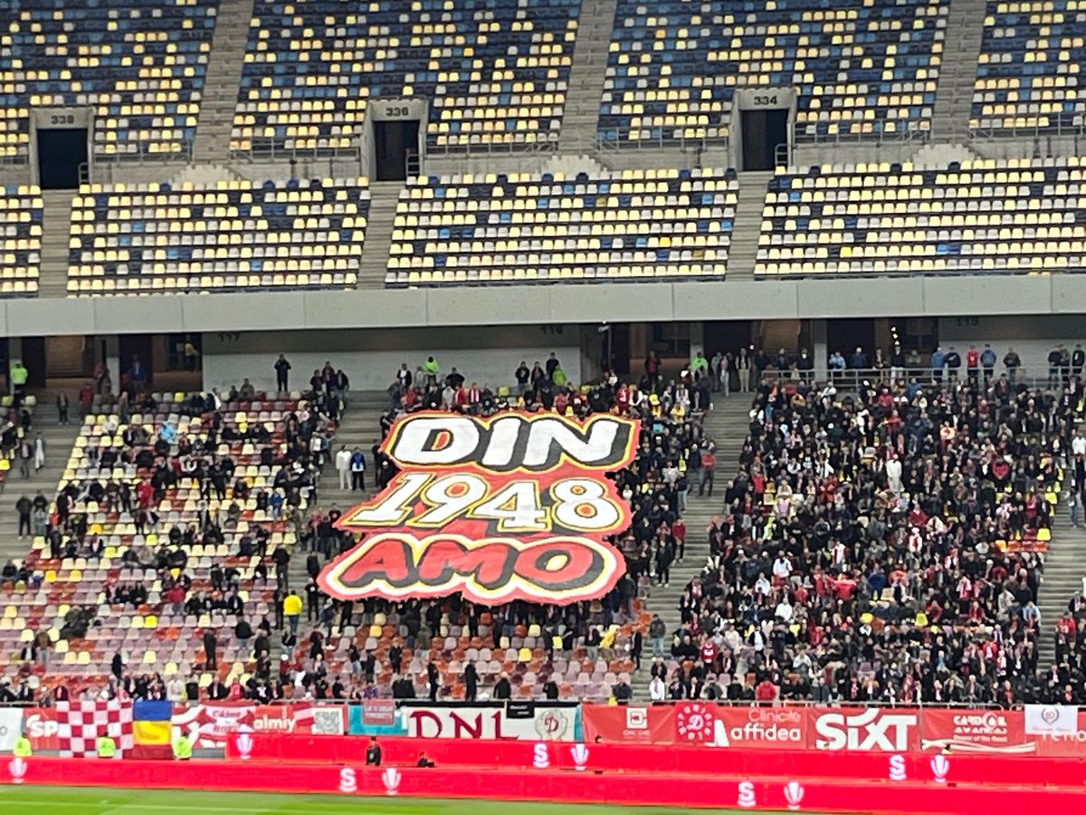 Mesajele galeriilor la Dinamo - Rapid