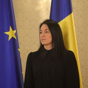 Cristina Neagu a fost decorată de Ilie Bolojan, la Palatul Cotroceni. Foto: Ionuț Iordache (GSP.RO)