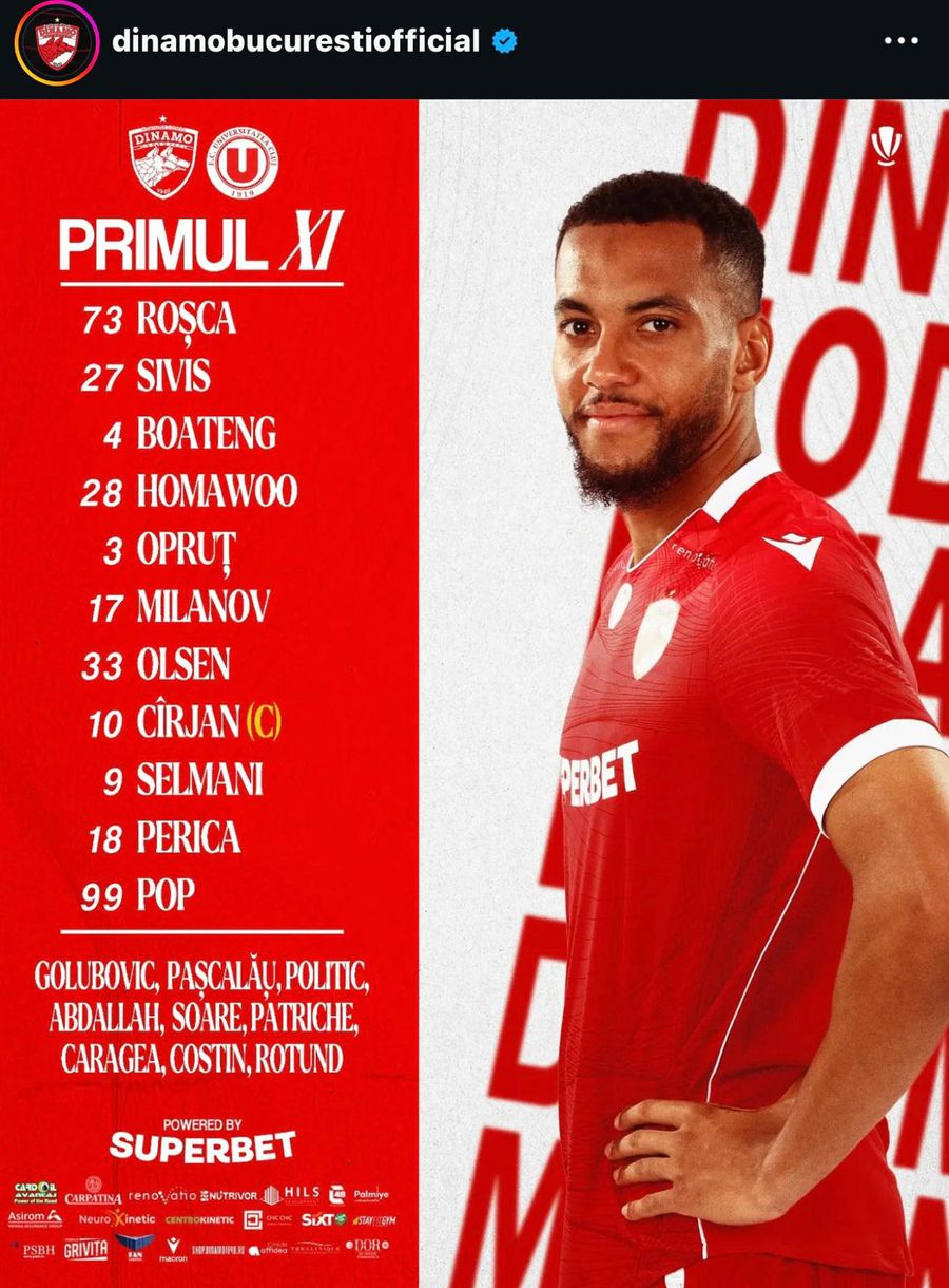 Gafă la Dinamo! Cu ce au putut să înlocuiască sigla Rapidului