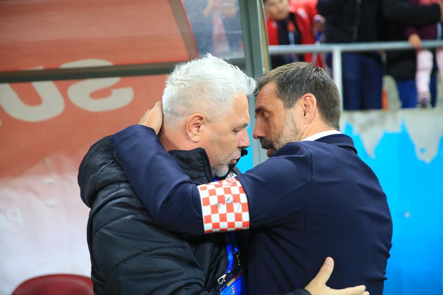Marius Șumudică și Zeljko Kopic / foto: GSP.ro Marius Șumudică, surprins de plecarea lui Kopic de la Dinamo: „O să mă interesez”