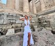Denisa Fazakas în Atena / Foto: Instagram