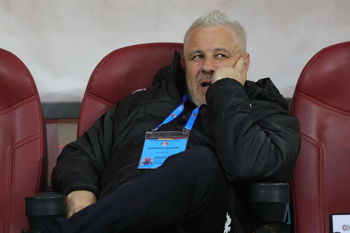 Marius Șumudică la finalul meciului Dinamo - Rapid