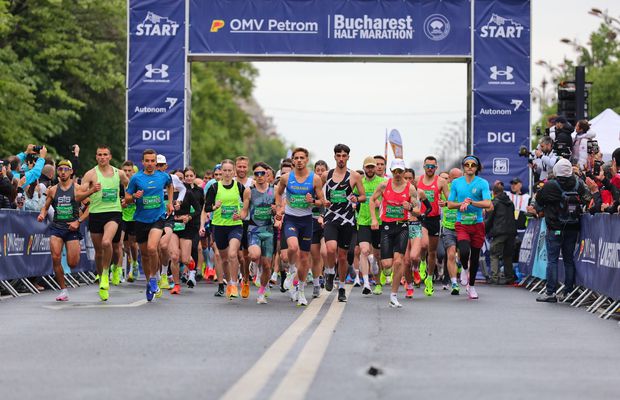 Ediția a 14-a a OMV Petrom Bucharest Half Marathon a adunat la start peste 10.000 de alergători!