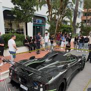 Bolidul cumpărat de Fernando Alonso, Pagani Zonda 760 Roadster Diamante Verde // sursă foto: Instagram @ ge_supercars