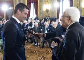 Cum l-a numit astăzi Cristi Chivu pe Sergio Mattarella, în discursul rostit la Palatul prezidențial din Roma