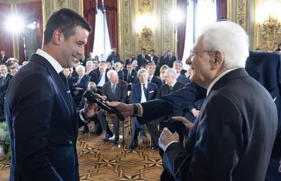 Cum l-a numit astăzi Cristi Chivu pe Sergio Mattarella, în discursul rostit la Palatul prezidențial din Roma