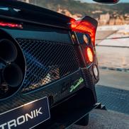 Bolidul cumpărat de Fernando Alonso, Pagani Zonda 760 Roadster Diamante Verde // sursă foto: Instagram @ mechatronik & alexpenfold