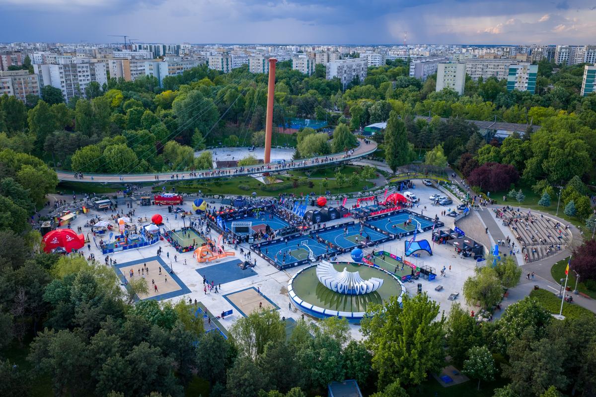 Campionii Europei din ’86, spectacol la coșul de baschet! » Iovan și Bumbescu au făcut show sub privirile primarului Capitalei
