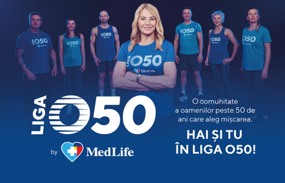 MedLife, cu susținerea Nadiei Comăneci, lansează Liga Atleților Over 50, o inițiativă națională dedicată prevenției în rândul persoanelor de peste 50 de ani
