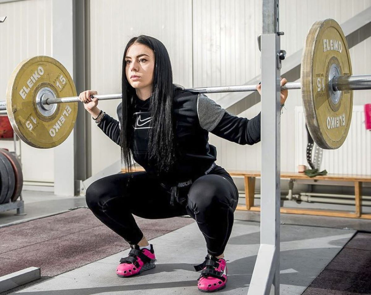 Cea mai sexy halterofilă din România, Maria Luana Grigoriu, a fost depistată pozitiv cu stanozolol