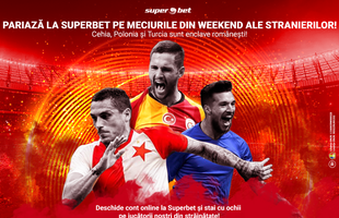 Pariază la Superbet pe românii care joacă în străinătate! Atacăm titlurile în Polonia, Cehia, Bulgaria și Turcia