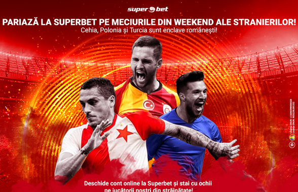 Pariază la Superbet pe românii care joacă în străinătate! Atacăm titlurile în Polonia, Cehia, Bulgaria și Turcia