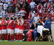 Eriksen a fost stabilizat la spital, după ce s-a prăbușit pe teren » Vorbește și respiră singur