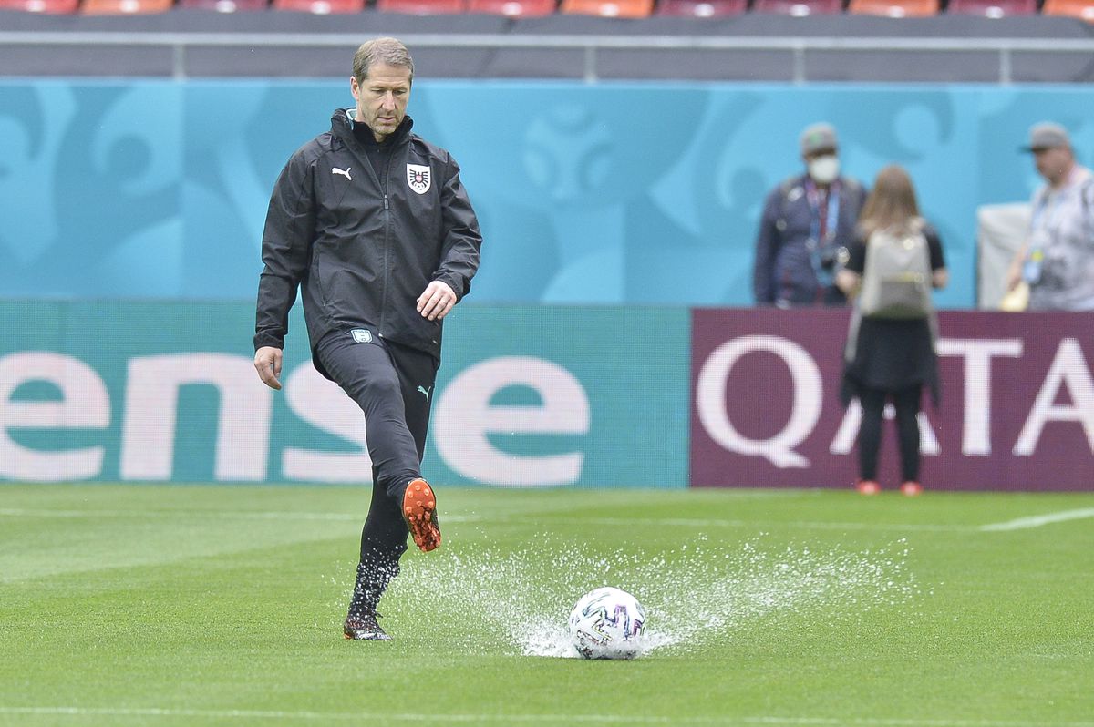 FOTO Antrenament Austria pe ploaie, Arena Națională 12.06.2021