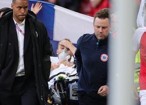Eriksen a fost stabilizat la spital, după ce s-a prăbușit pe teren » Vorbește și respiră singur
