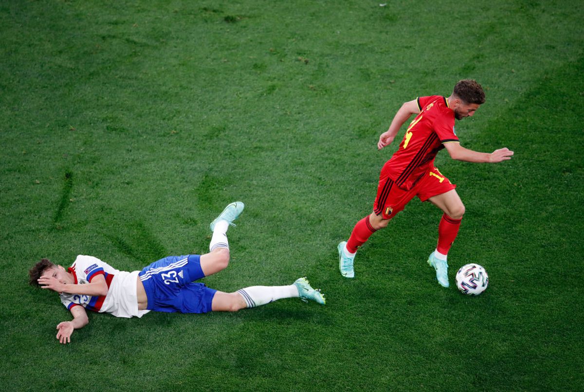 Belgia - Rusia 3-0 » „Chris, I love you!” » Lukaku i-a dedicat primul gol lui Eriksen, rușii s-au bătut singuri