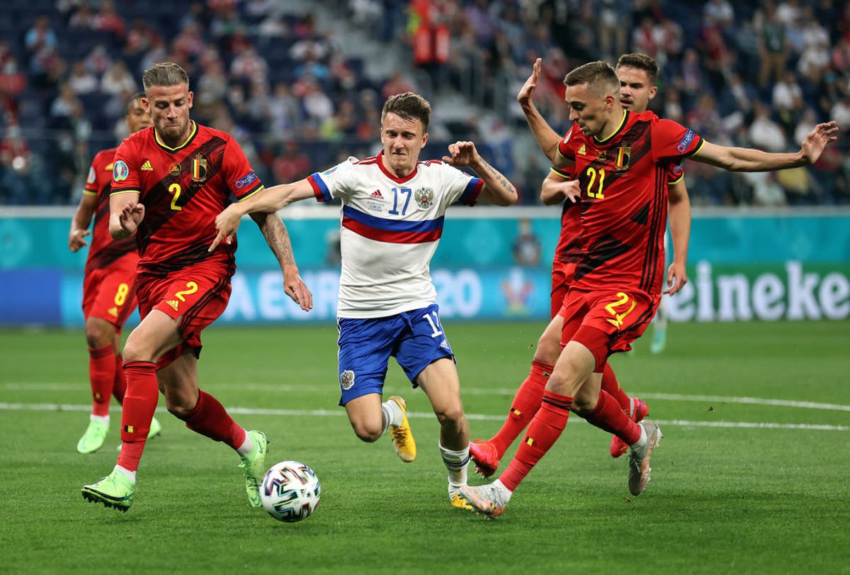 Belgia - Rusia 3-0 » „Chris, I love you!” » Lukaku i-a dedicat primul gol lui Eriksen, rușii s-au bătut singuri
