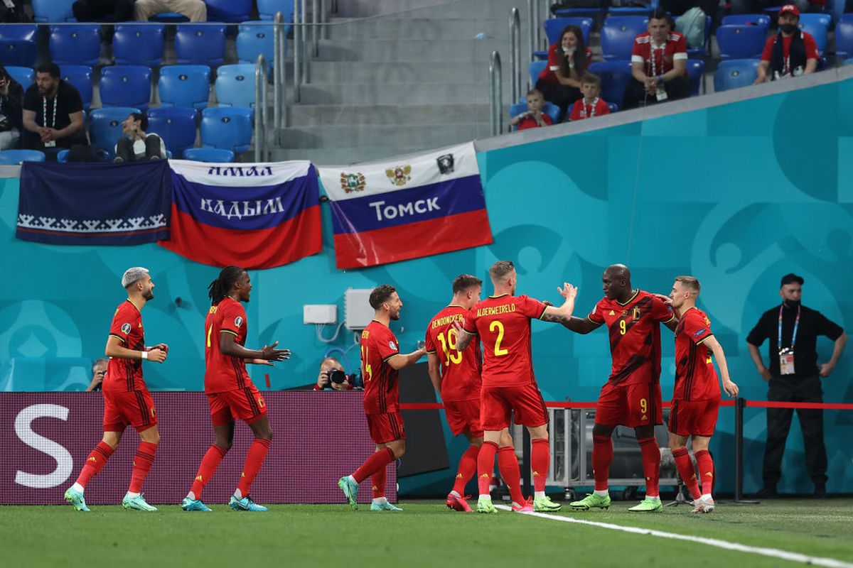 Belgia - Rusia 3-0 » „Chris, I love you!” » Lukaku i-a dedicat primul gol lui Eriksen, rușii s-au bătut singuri