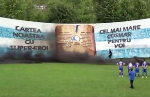 Imaginile week-end-ului din fotbalul mic: scenografie și fumigene în Liga 6 din România, la duelul decisiv de la Comarnic