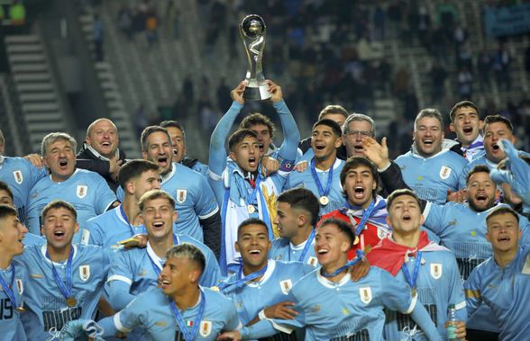Uruguay, triumf la Mondialul U20! Luis Suarez, alături de tineri în autocarul fericirii: „Sunt mândru de voi. Ați pus țara noastră în vârf!”
