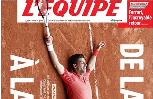 Novak Djokovic, sărbătorit de toată Europa! Prima pagină a marilor ziare, omagiu pentru sârb: „De la zgură, la lună”