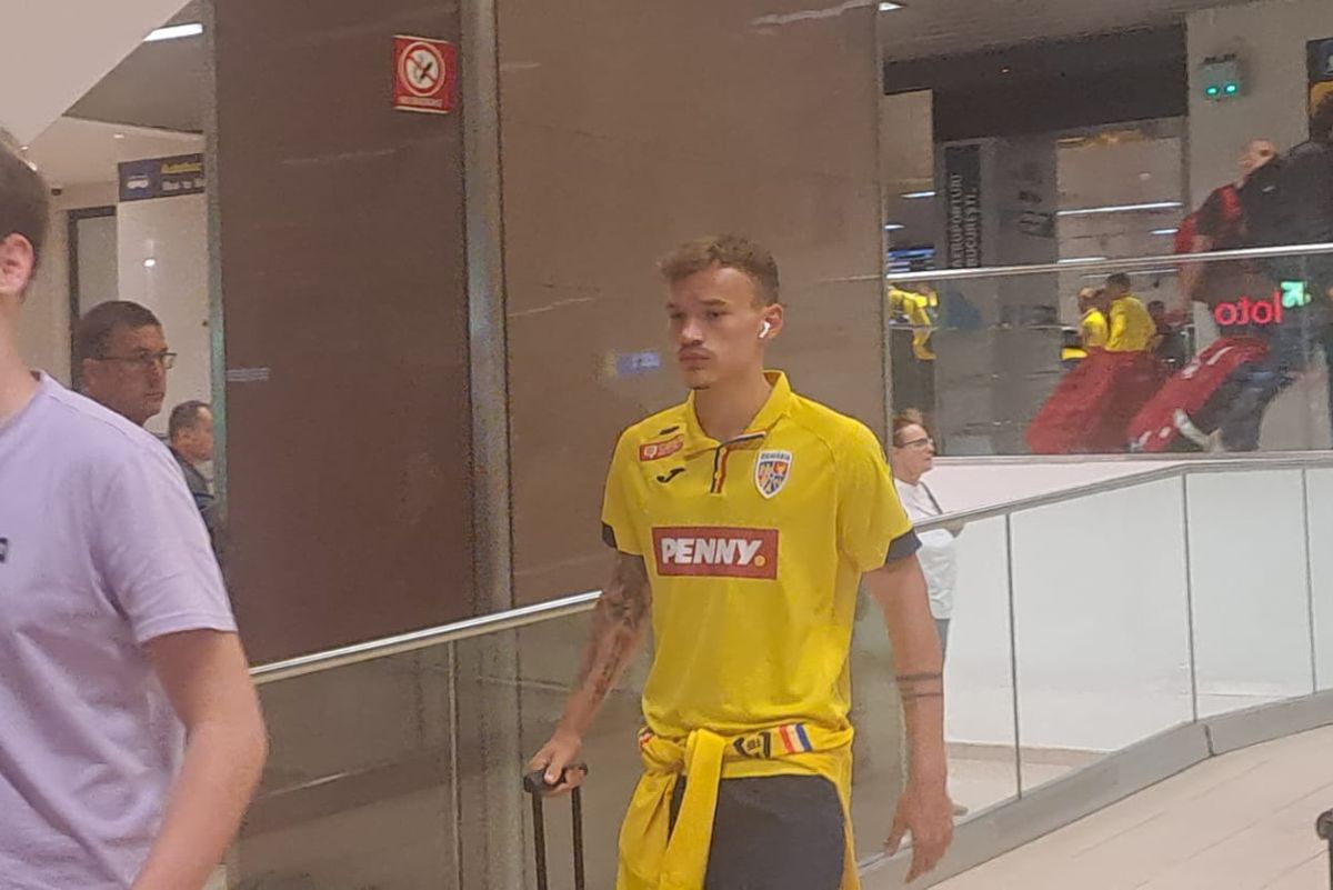 România U21 sosire din cantonament Italia