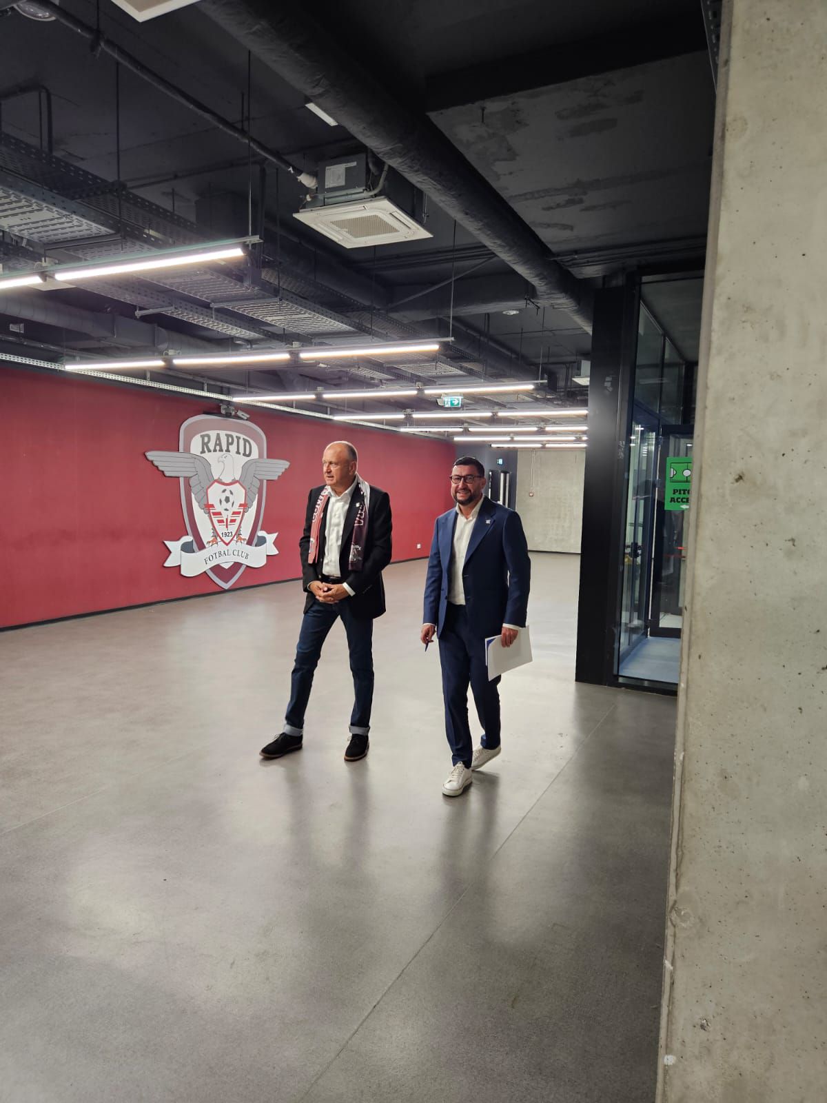 Viorel Moldovan, prezentat la Rapid în compania lui Dan Șucu