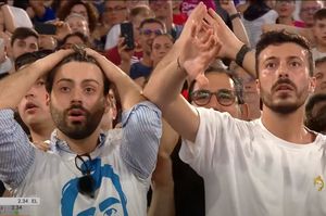 „Gimbo”, omul-spectacol de la Europenele de Atletism, le-a dat emoții fanilor » Asistența de la Roma a amuțit imediat după săritura de „aur”