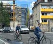 Răzvan Burleanu și colegii din FRF, cu bicicletele prin Wurzburg // foto: GSP