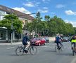 Răzvan Burleanu și colegii din FRF, cu bicicletele prin Wurzburg // foto: GSP