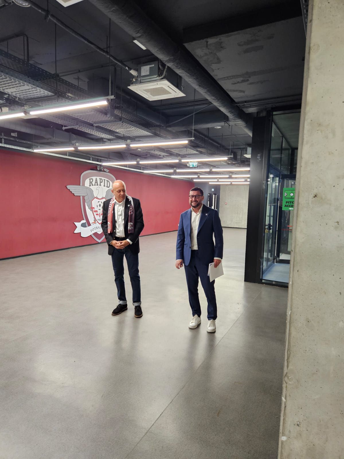 Viorel Moldovan, prezentat la Rapid în compania lui Dan Șucu