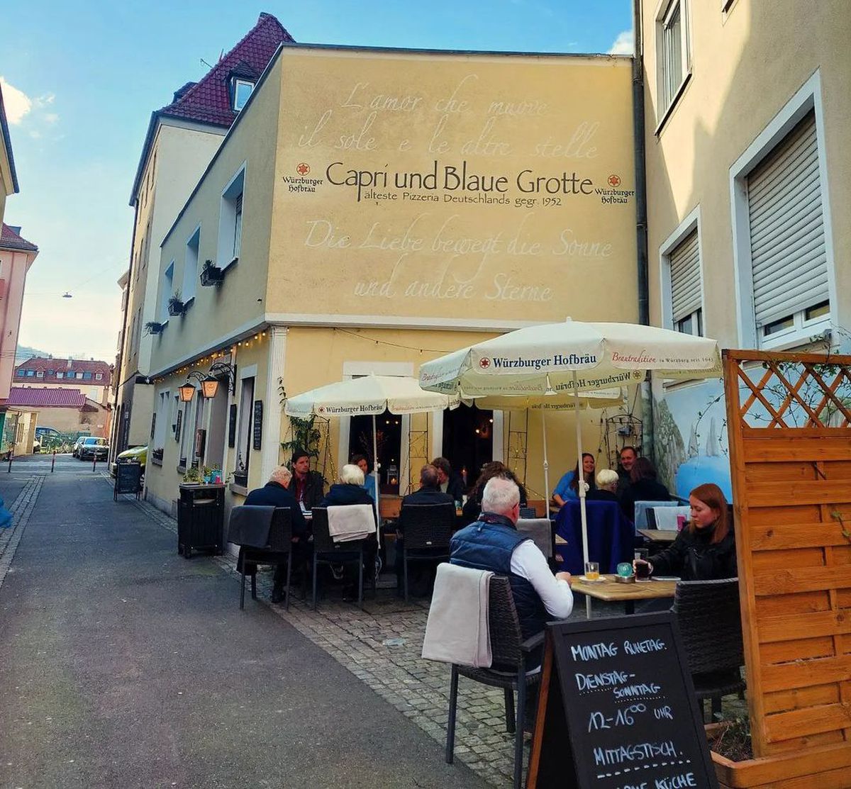 Cea mai veche pizzerie din Germania se află în Wurzburg