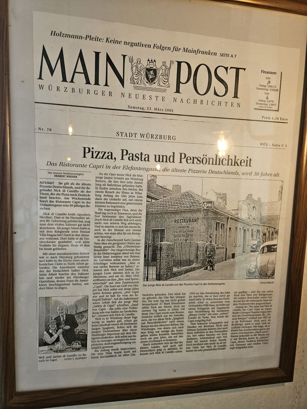 Am intrat în bucătăria PRIMEI pizzerii deschise în Germania, veche de 7 decenii » Pizza „Capri”, de la A la Z: imaginile spun totul