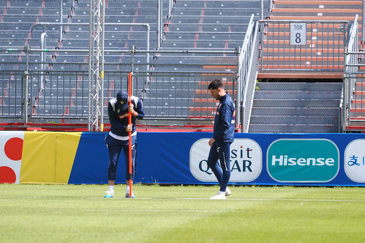 Edward Iordănescu e nemulțumit de starea terenului