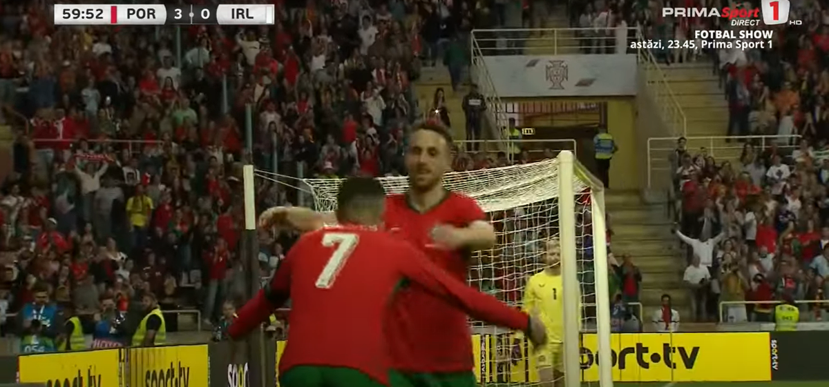 Dublă Cristiano Ronaldo în Portugalia - Irlanda 3-0