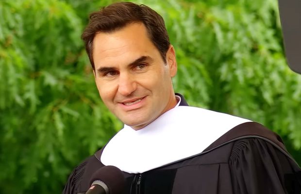 Discursul SUPERB ținut de „doctorul” Roger Federer face înconjurul internetului: „Iată 3 lecții pentru viață, prima m-a scos din sărite”
