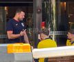 A doua zi după penalty-ul ratat cu Italia, Louis Munteanu a fost băgat „în ședință” de oficialii FRF, chiar în fața hotelului