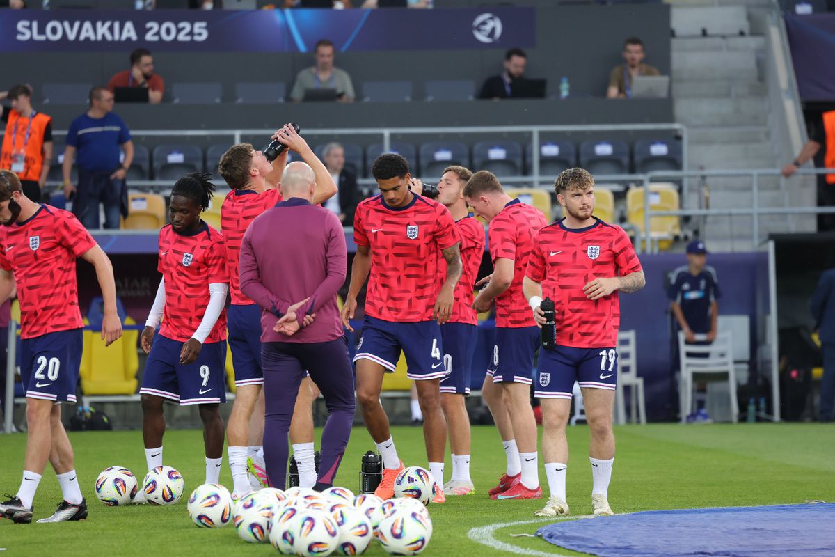 Cehia U21 - Anglia U21, imagini premergătoare partidei