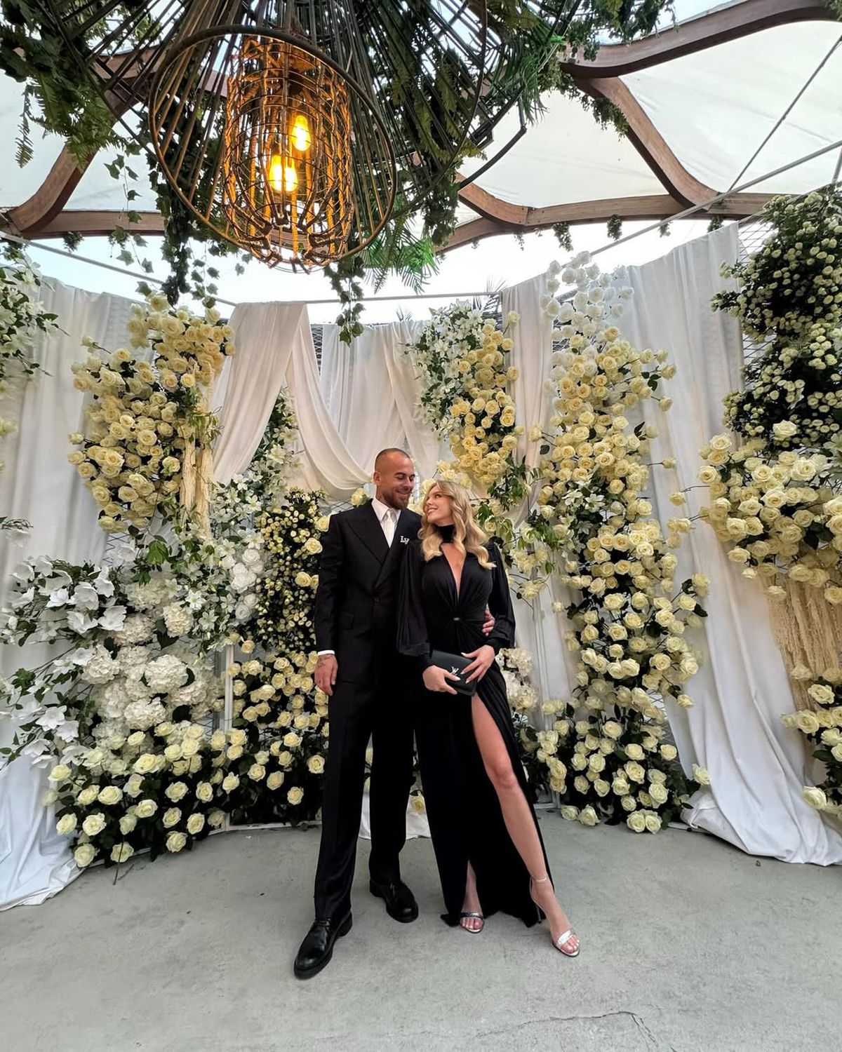 Constantin Budescu și Denis Alibec la nunta lui Florinel Coman