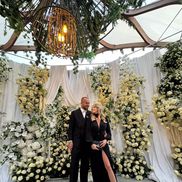 Denis Alibec la nunta lui Florinel Coman / Foto: Instagram