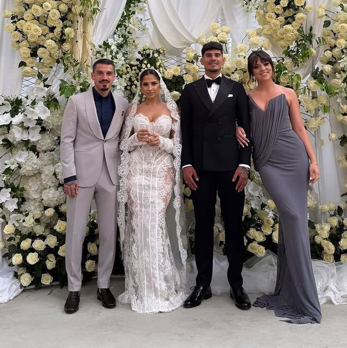 „Naționala” României, la nunta lui Florinel Coman! Imagini tari de la petrecere